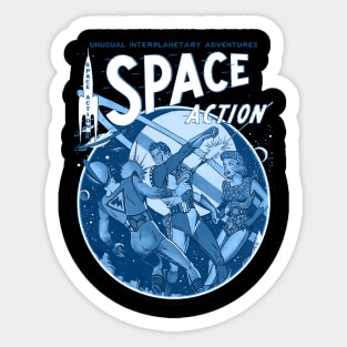 Sci Fi Space Action Adventures Sticker